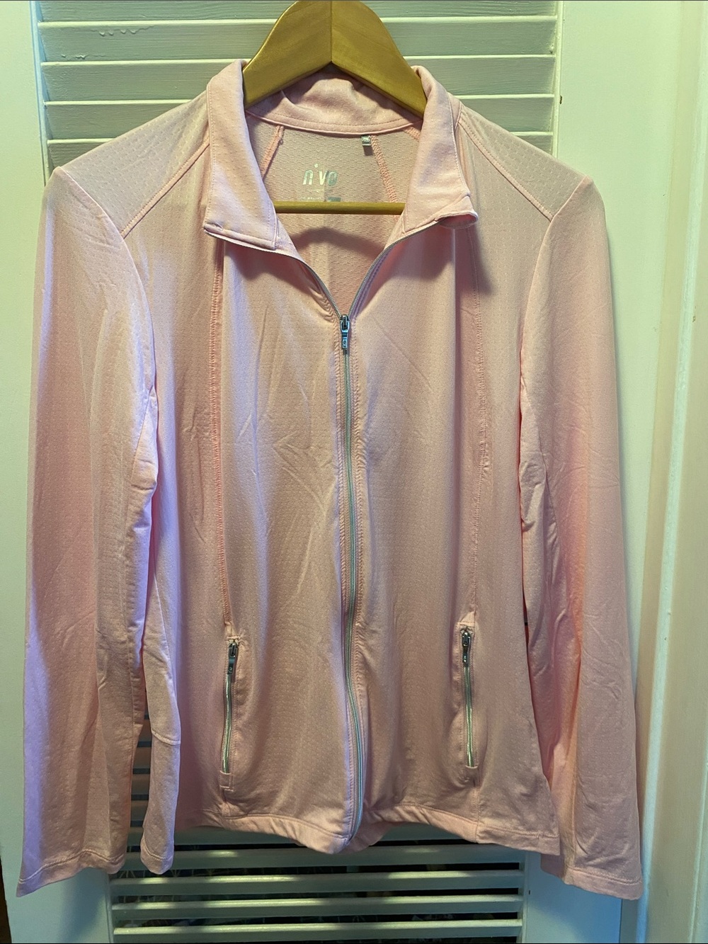 Nivo Sport Pink Zip-Front Active Jacket